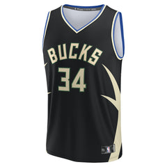 Fanatics Giannis Antetokounmpo Milwaukee Bucks Fast Break Replica Player Jersey