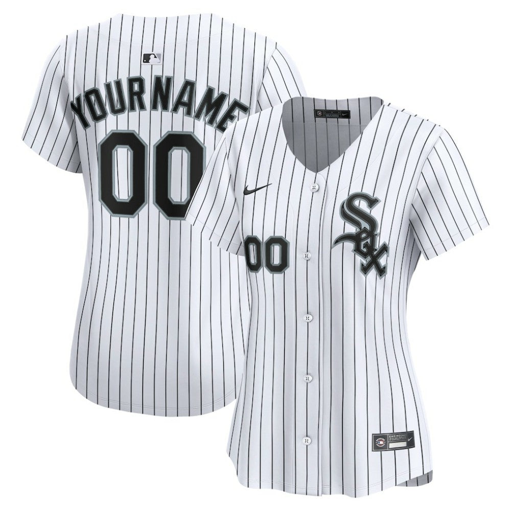 White Chicago White Sox Nike Women's Home Limited Custom Jersey