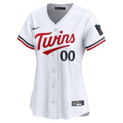 White Minnesota Twins Nike Women's Home Limited Custom Jersey