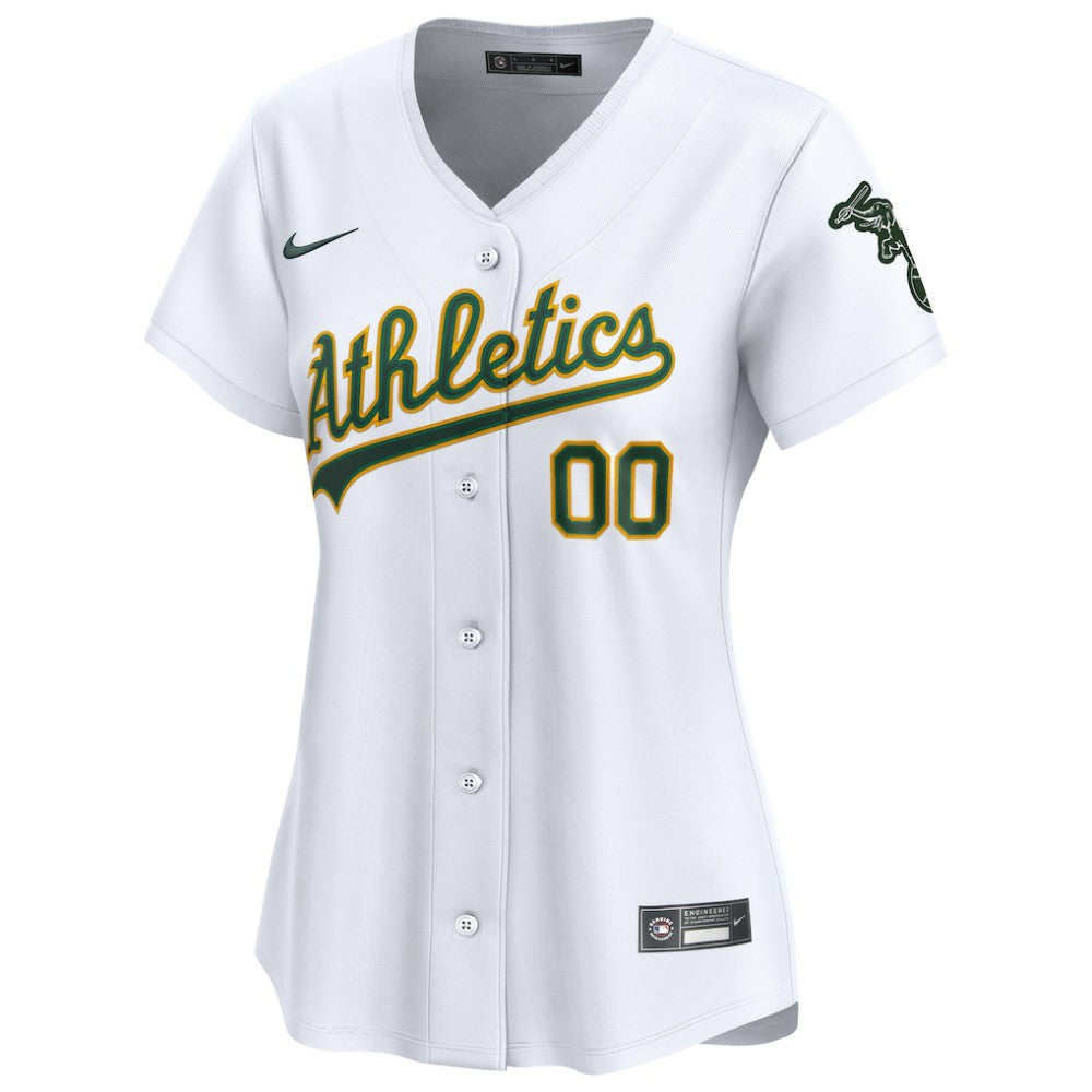 White Athletics Nike Women's Home Limited Custom Jersey