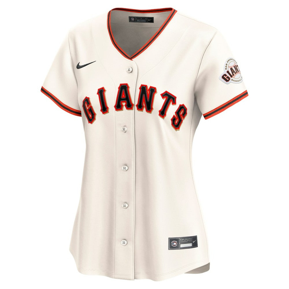 Cream San Francisco Giants Nike Women's Home Limited Custom Jersey