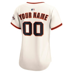 Cream San Francisco Giants Nike Women's Home Limited Custom Jersey