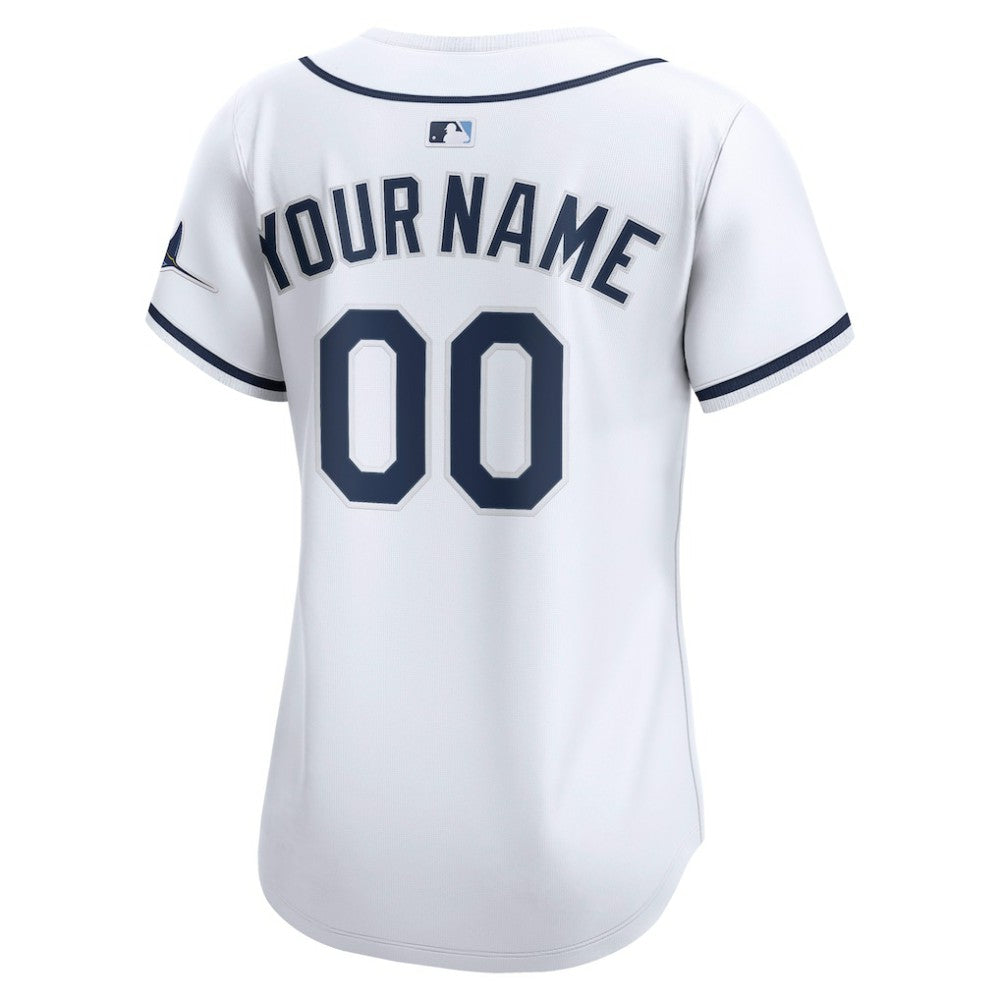 White Tampa Bay Rays Nike Women's Home Limited Custom Jersey