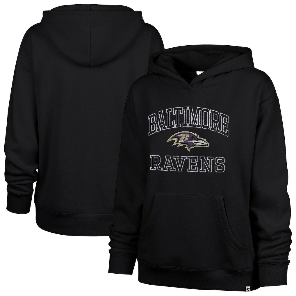 '47 Women's Clarity Naomi Hoodie - Baltimore Ravens Hoodies