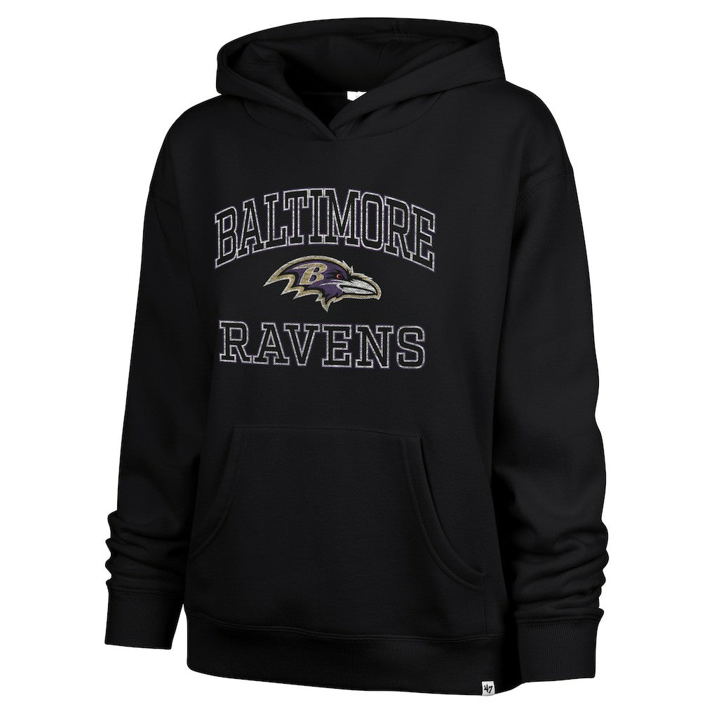 '47 Women's Clarity Naomi Hoodie - Baltimore Ravens Hoodies