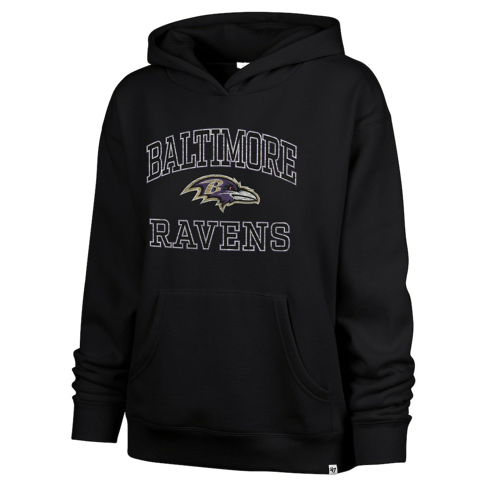 '47 Women's Clarity Naomi Hoodie - Baltimore Ravens Hoodies