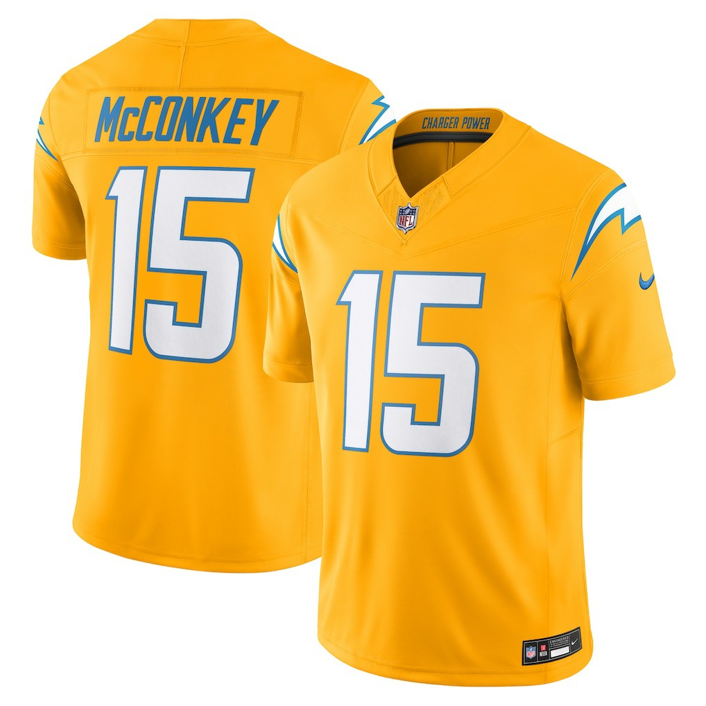 Ladd McConkey  Alternate Charger Power Vapor F.U.S.E. Limited Jersey - Los Angeles Chargers Jerseys
