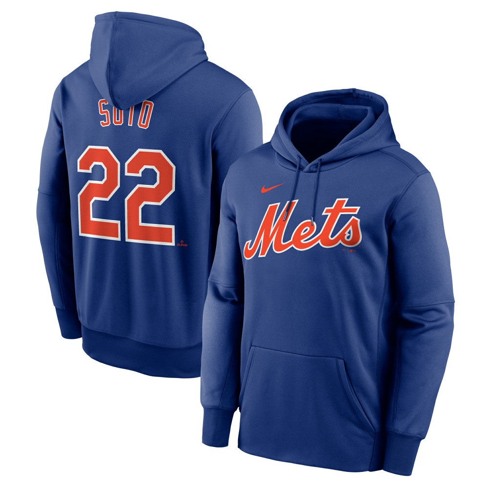 Royal Juan Soto New York Mets Nike Name & Number Pullover Hoodie