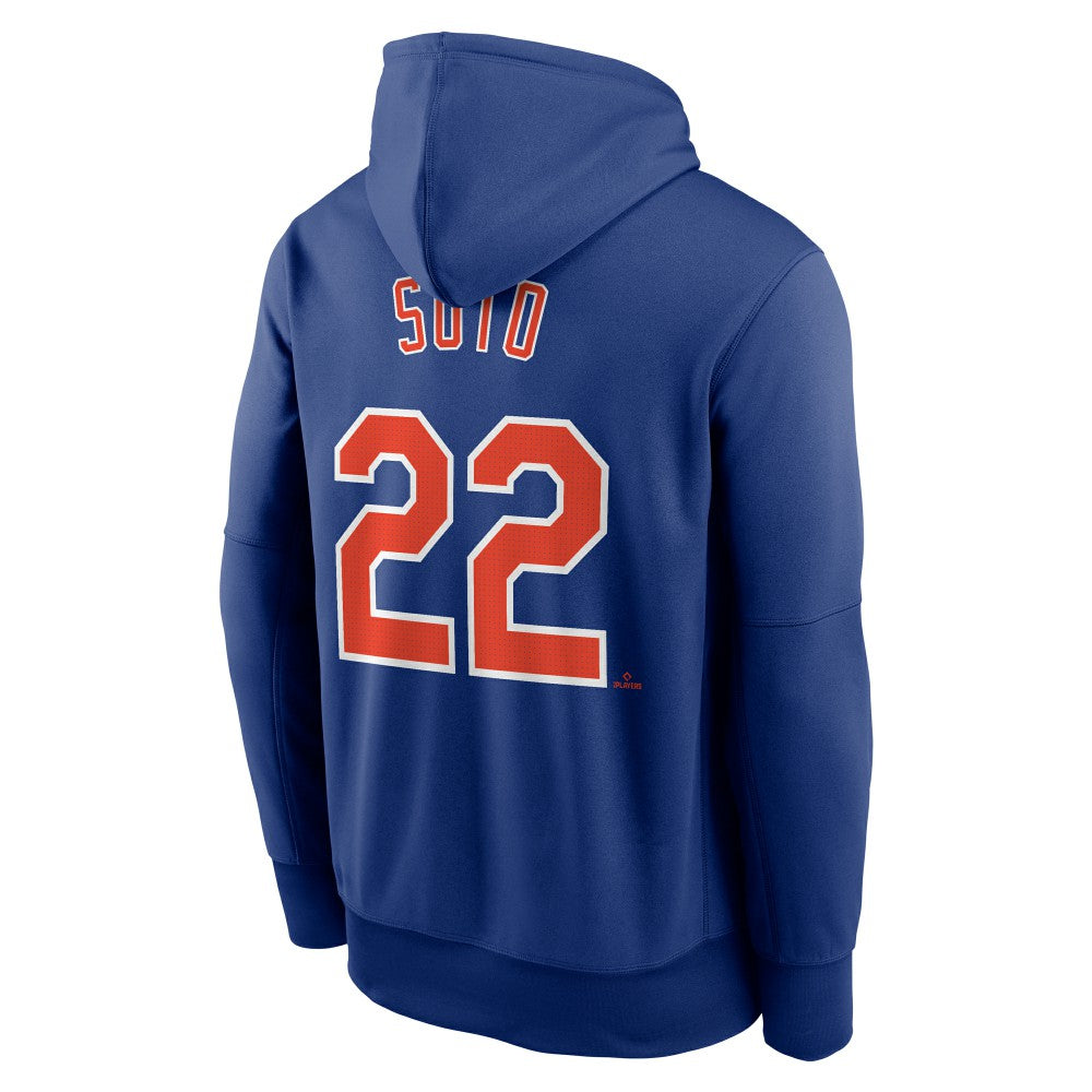 Royal Juan Soto New York Mets Nike Name & Number Pullover Hoodie