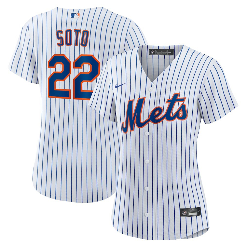 White Juan Soto New York Mets Nike Women's Home Replica Player Jersey