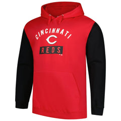 Red Elly De La Cruz Cincinnati Reds Profile Big & Tall Fleece Pullover Hoodie