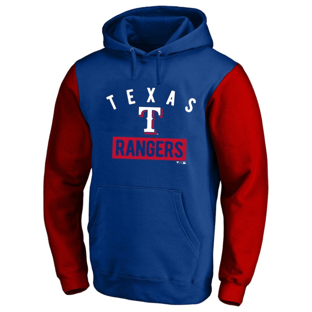 Royal Corey Seager Texas Rangers Profile Big & Tall Name & Number Fleece Pullover Hoodie