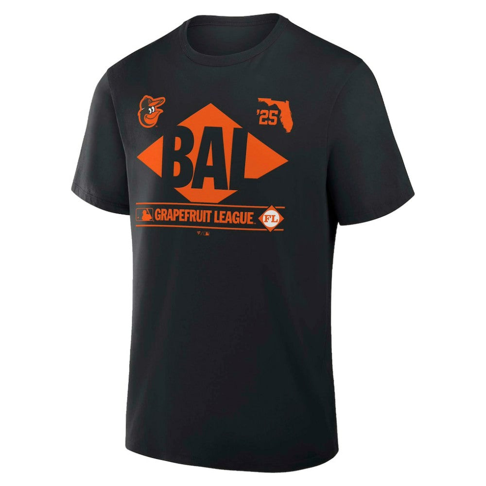 Black Baltimore Orioles Fanatics 2025 Spring Training Grapefruit League True Icon T-Shirt