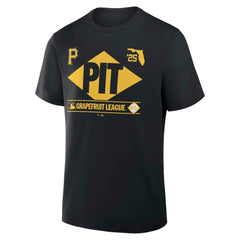 Black Pittsburgh Pirates Fanatics 2025 Spring Training Grapefruit League True Icon T-Shirt