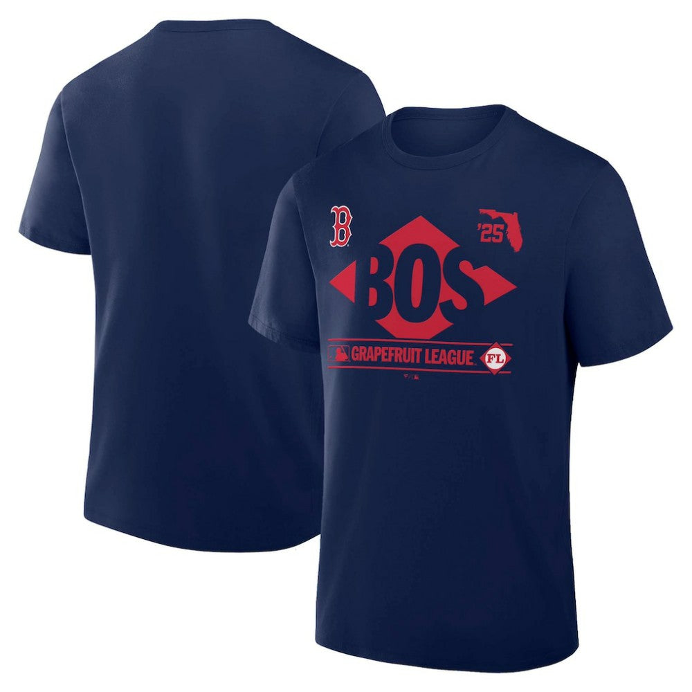 Navy Boston Red Sox Fanatics 2025 Spring Training Grapefruit League True Icon T-Shirt