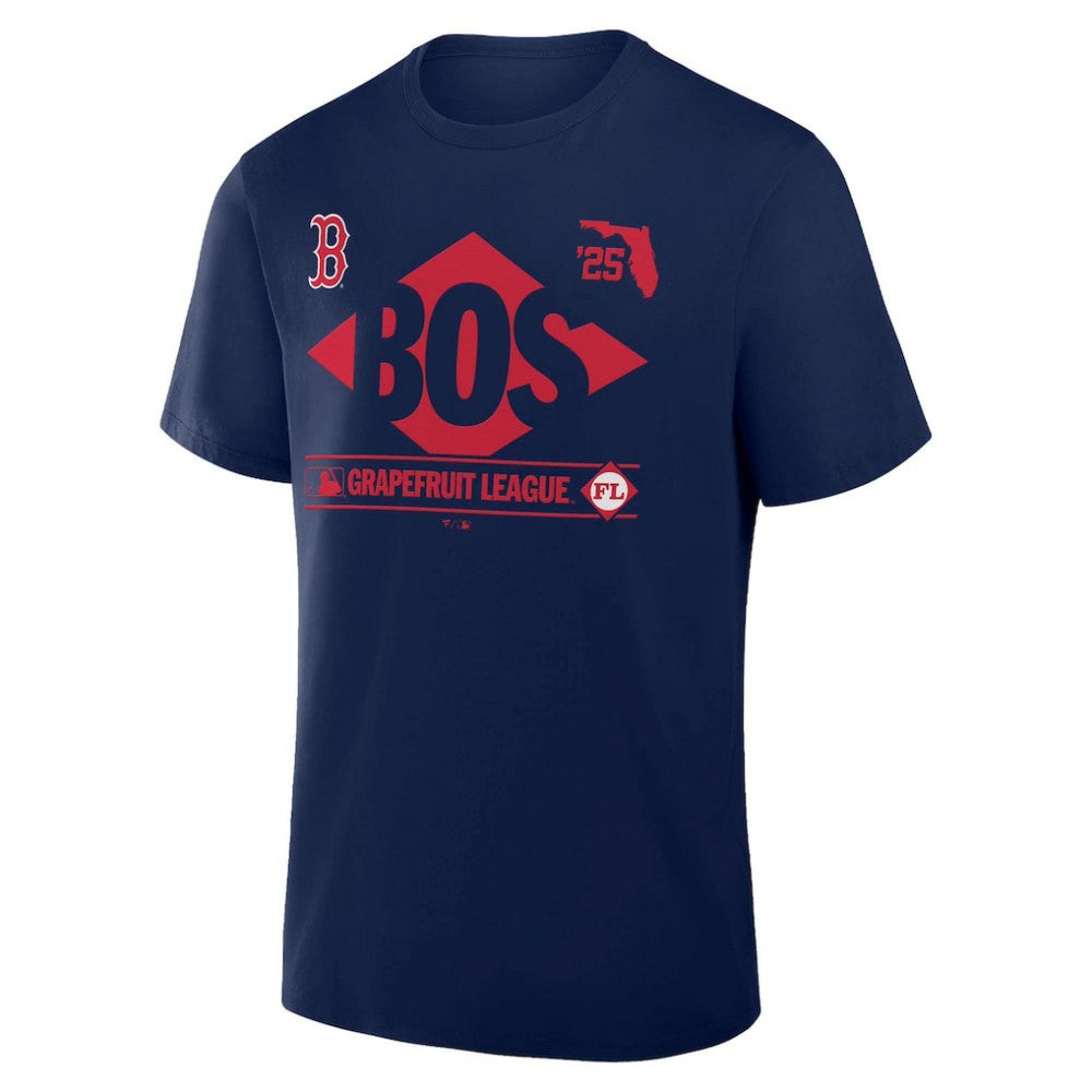Navy Boston Red Sox Fanatics 2025 Spring Training Grapefruit League True Icon T-Shirt