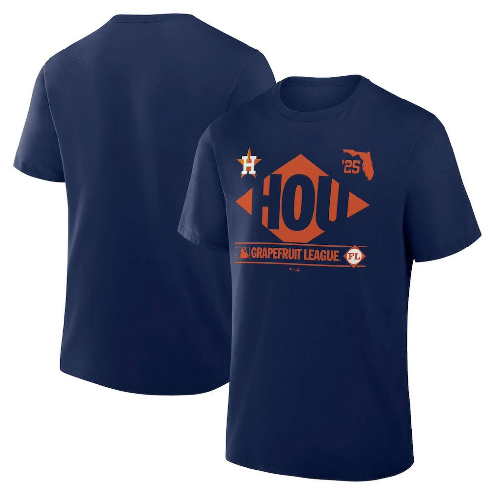 Navy Houston Astros Fanatics 2025 Spring Training Grapefruit League True Icon T-Shirt