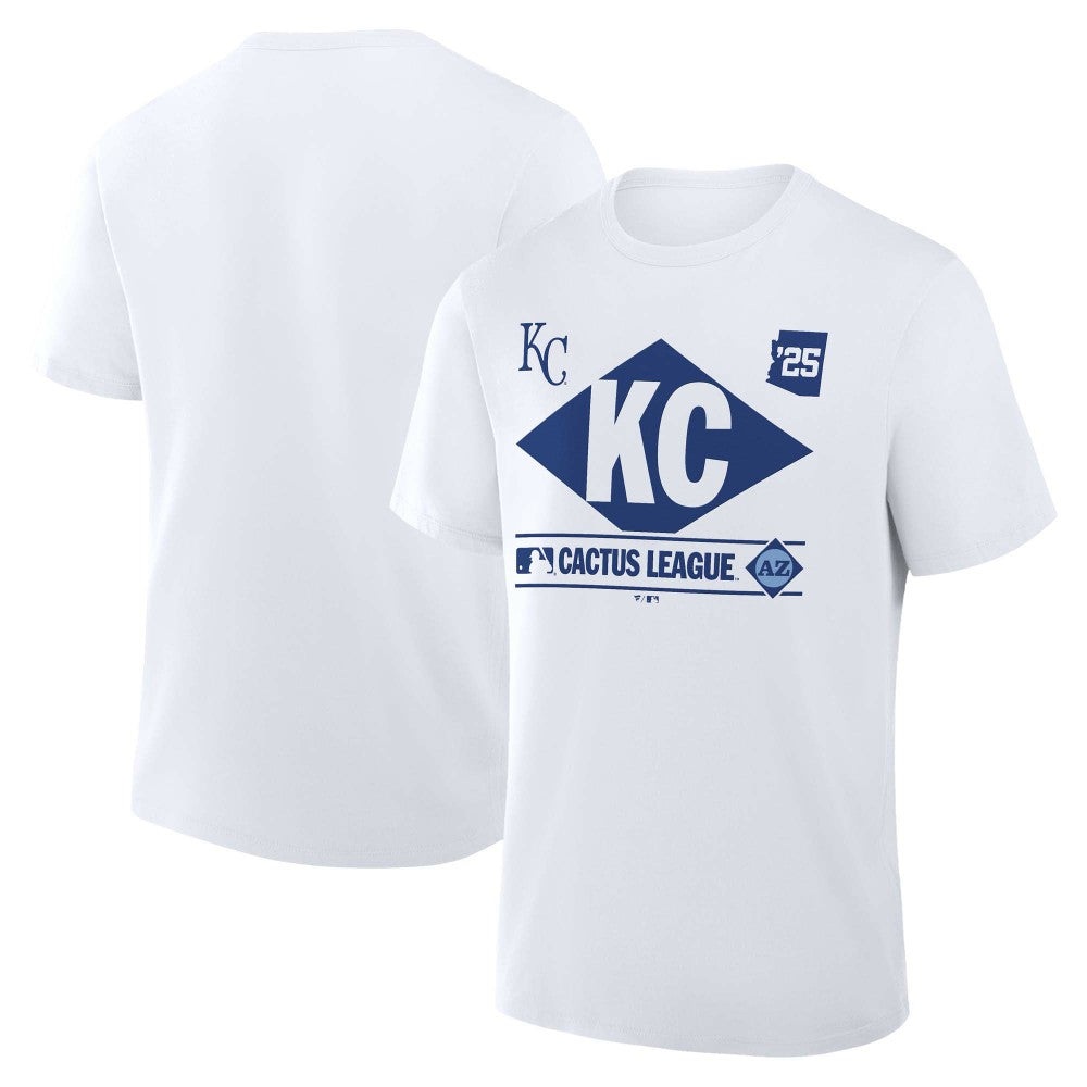 White Kansas City Royals Fanatics 2025 Spring Training Cactus League True Icon T-Shirt
