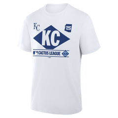 White Kansas City Royals Fanatics 2025 Spring Training Cactus League True Icon T-Shirt