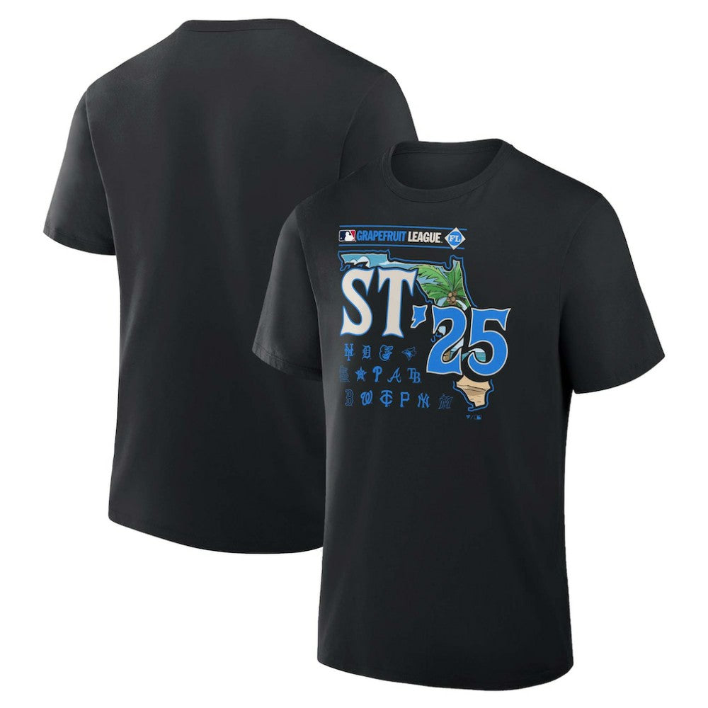 Black Fanatics 2025 Spring Training Grapefruit League Local Favorite T-Shirt