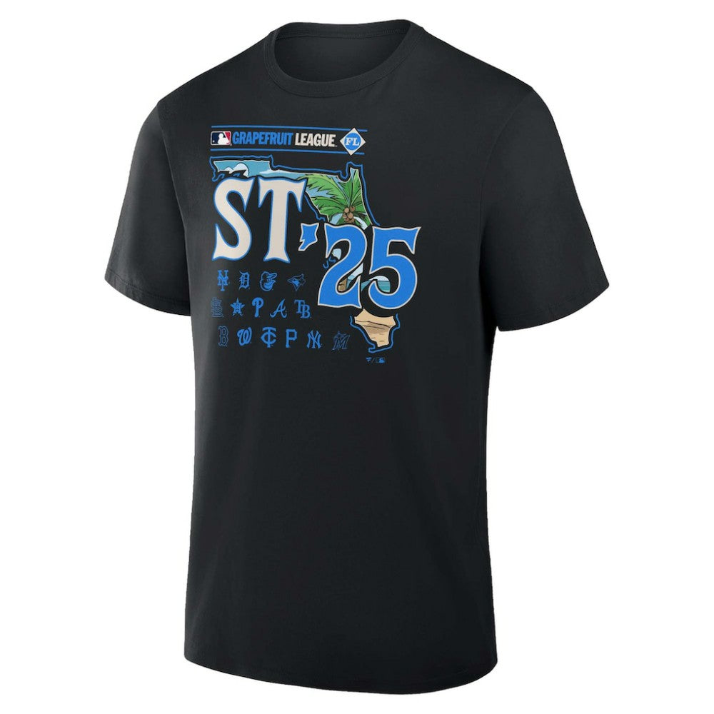 Black Fanatics 2025 Spring Training Grapefruit League Local Favorite T-Shirt