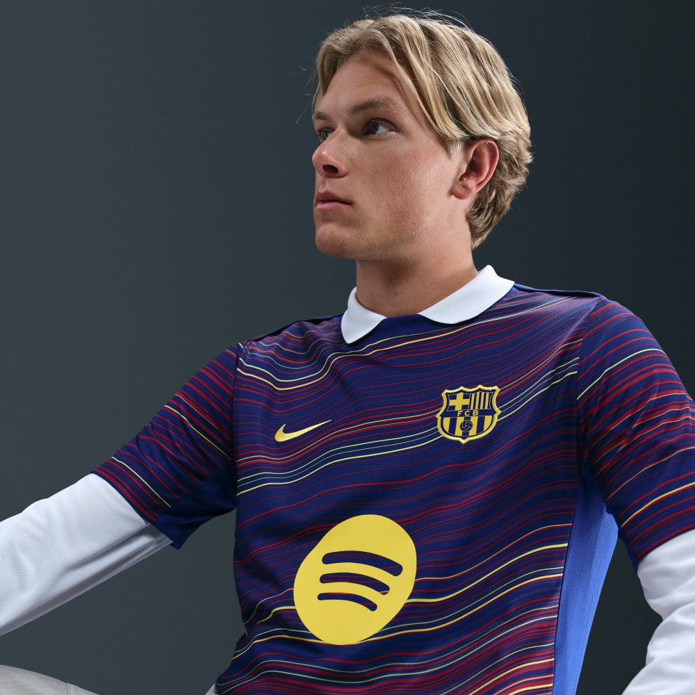 Barcelona Home 2025/26 Academy Pro Pre-Match Top