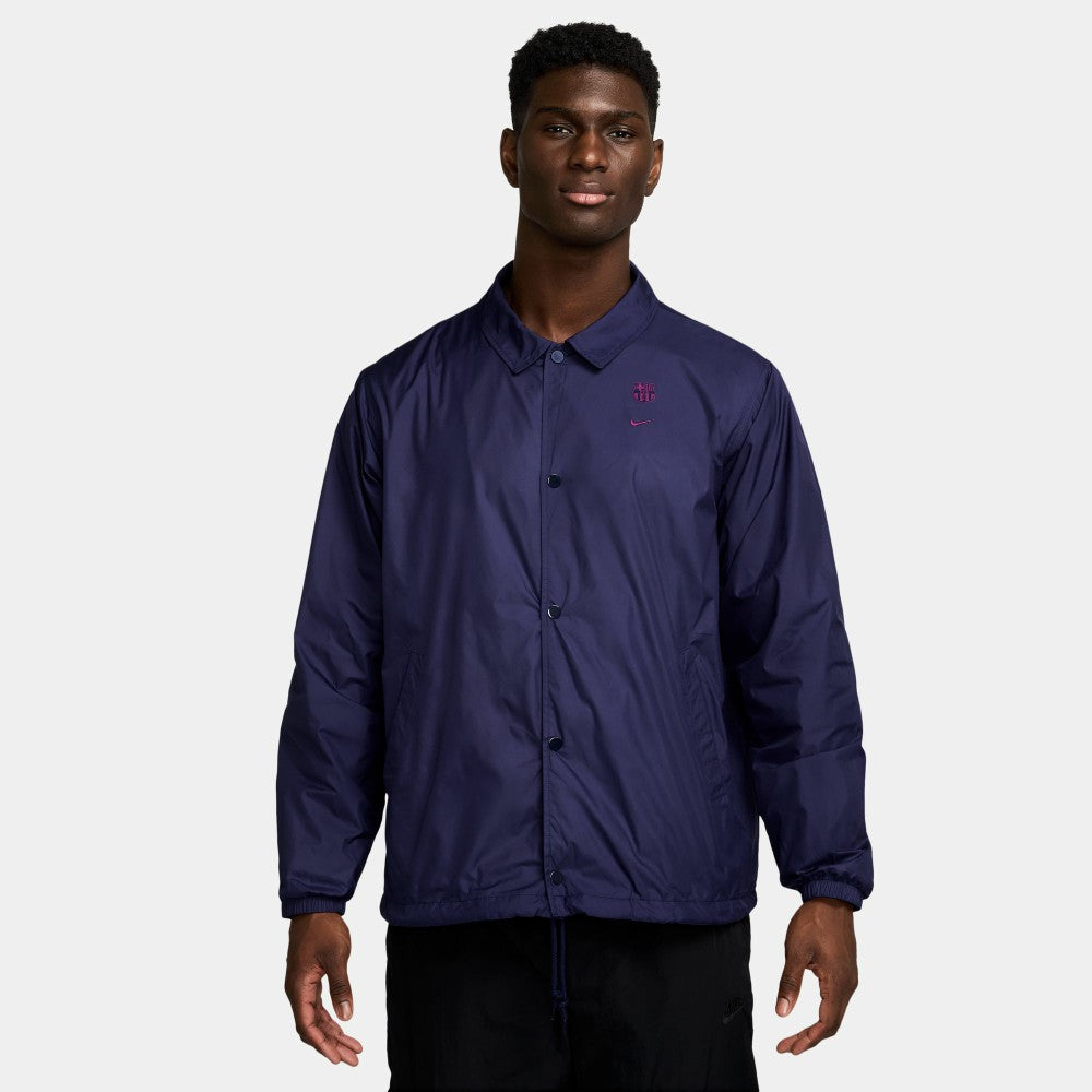 Barcelona Club Coaches Full-Snap Jacket