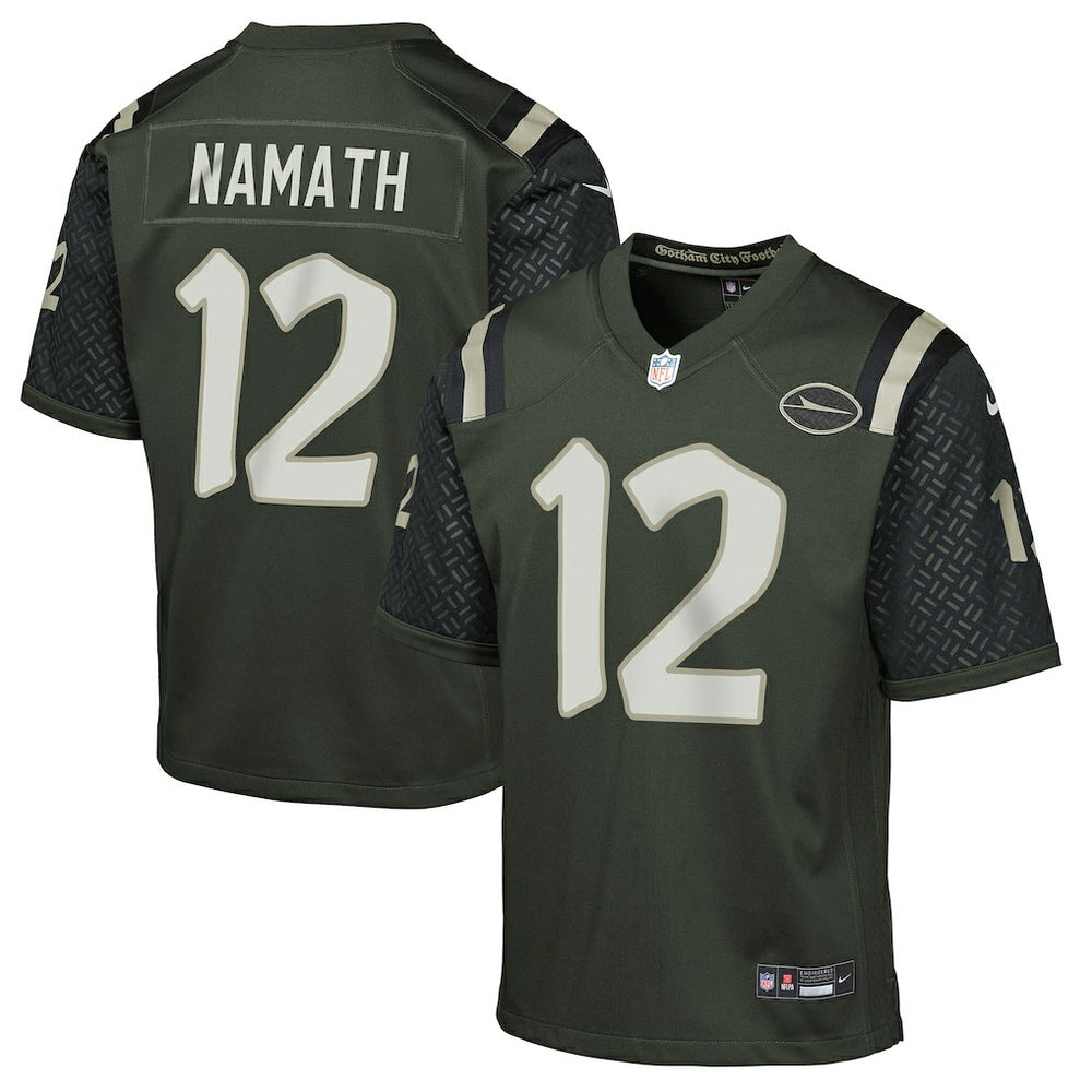 Joe Namath  Youth 2025 Rivalries Collection Retired Player Game Jersey - New York Jets Jerseys