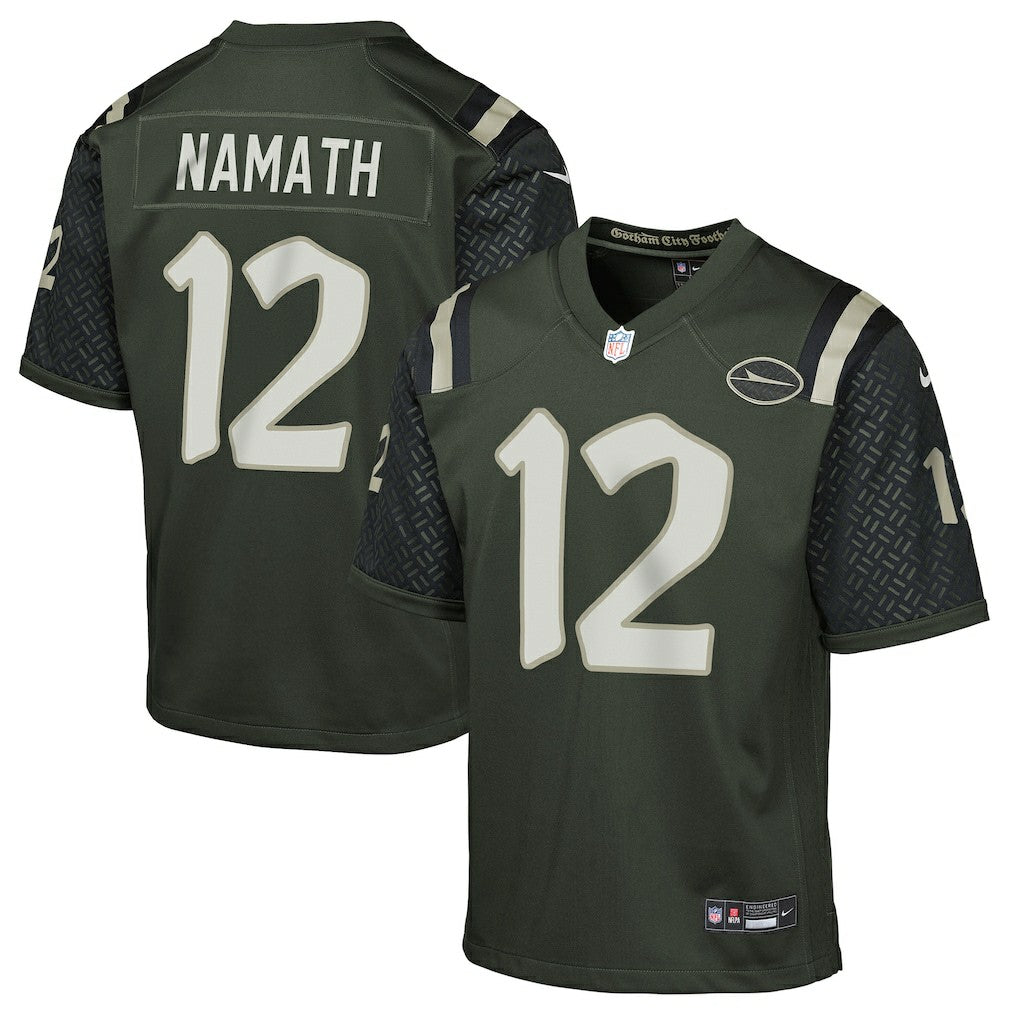 Joe Namath  Youth 2025 Rivalries Collection Retired Player Game Jersey - New York Jets Jerseys
