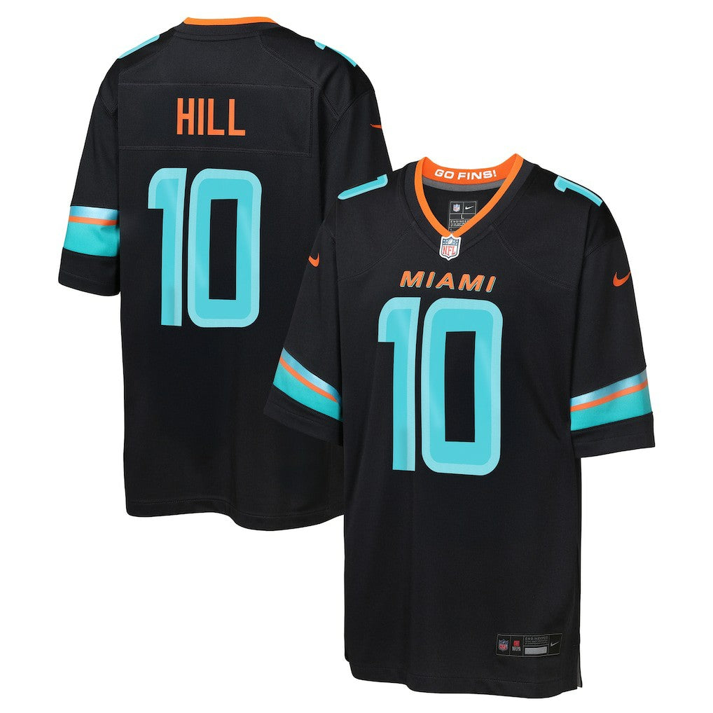 Tyreek Hill  Youth 2025 Rivalries Collection Game Jersey - Miami Dolphins Jerseys