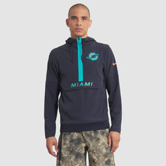 2025 Rivalries Collection Sideline Anorak Half-Zip Hoodie Jacket - Miami Dolphins Hoodies