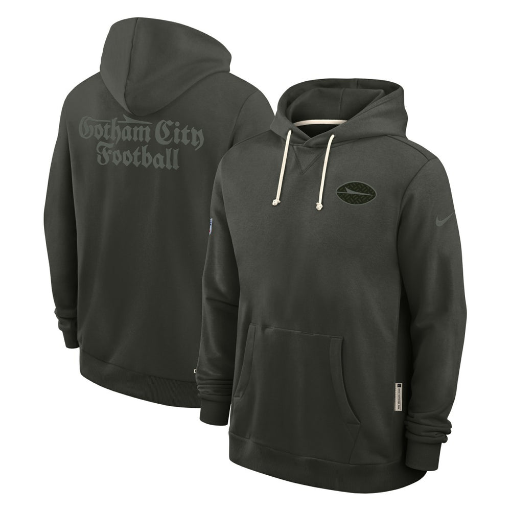 2025 Rivalries Collection Standard Issue Sideline Dri-FIT Hoodie - New York Jets Hoodies