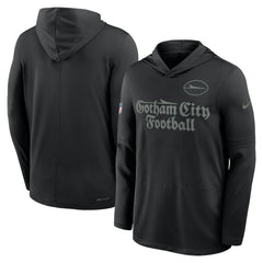 2025 Rivalries Collection Sideline Dri-FIT Long Sleeve Hoodie T-Shirt - New York Jets Hoodies