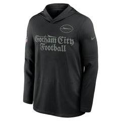 2025 Rivalries Collection Sideline Dri-FIT Long Sleeve Hoodie T-Shirt - New York Jets Hoodies