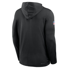 2025 Rivalries Collection Sideline Dri-FIT Long Sleeve Hoodie T-Shirt - New York Jets Hoodies