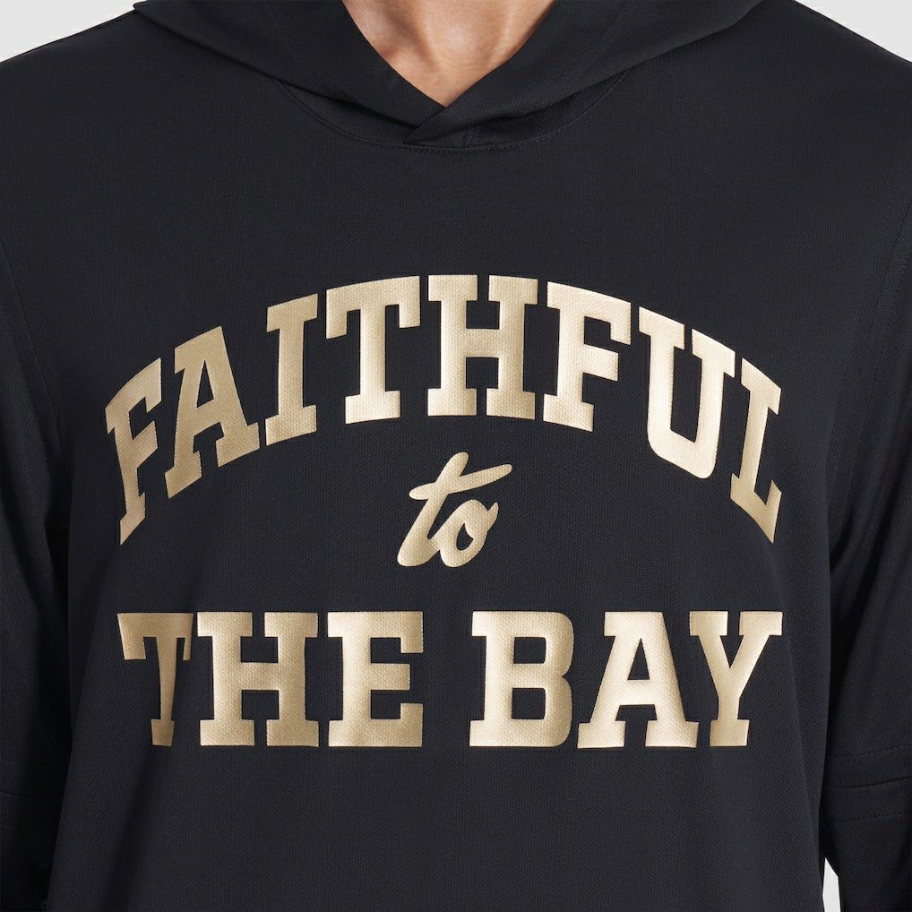 2025 Rivalries Collection Sideline Dri-FIT Long Sleeve Hoodie T-Shirt - San Francisco 49ers Hoodies