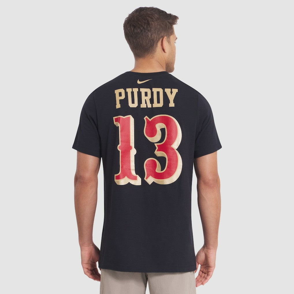 Brock Purdy  2025 Rivalries Collection Player Name & Number T-Shirt - San Francisco 49ers T-shirts