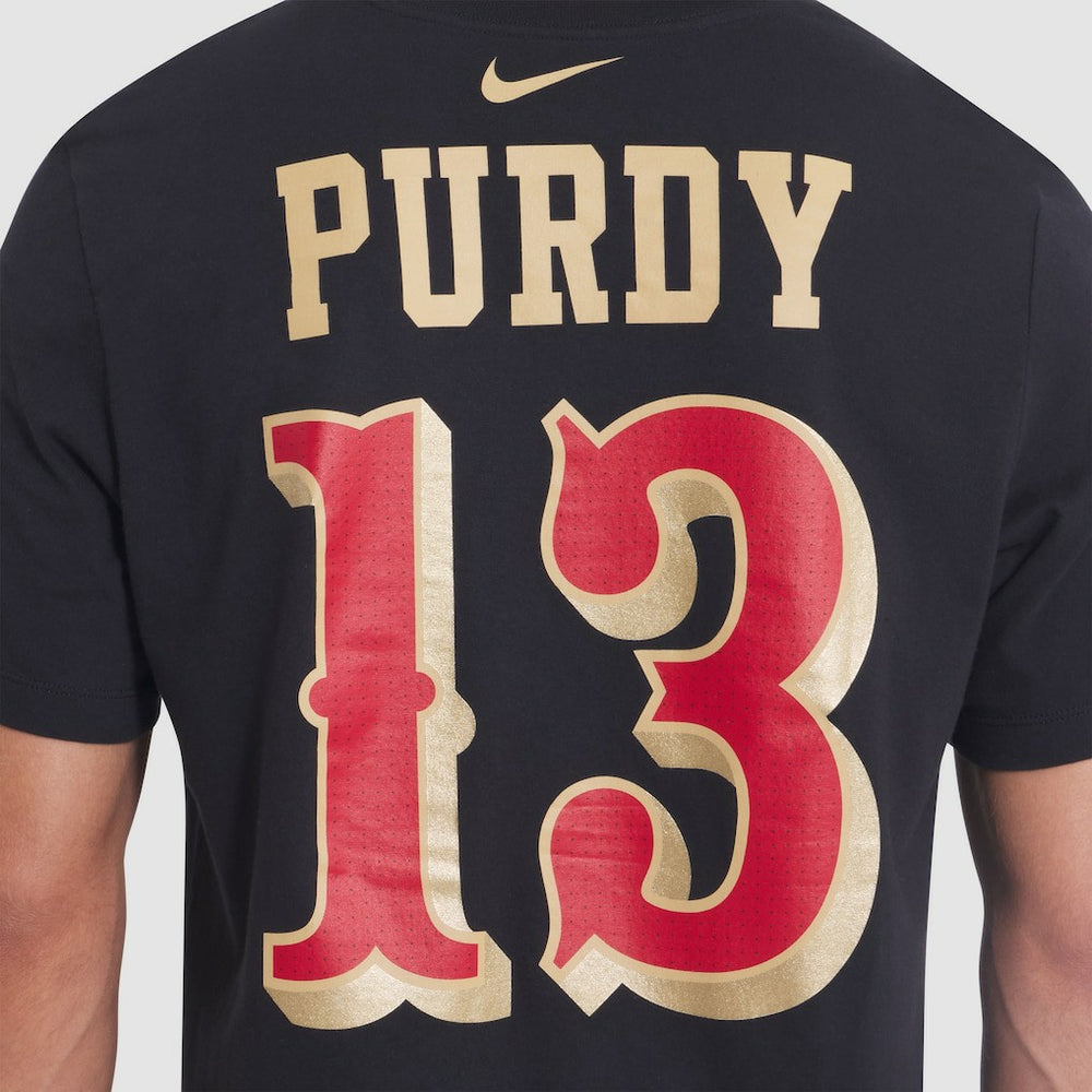 Brock Purdy  2025 Rivalries Collection Player Name & Number T-Shirt - San Francisco 49ers T-shirts