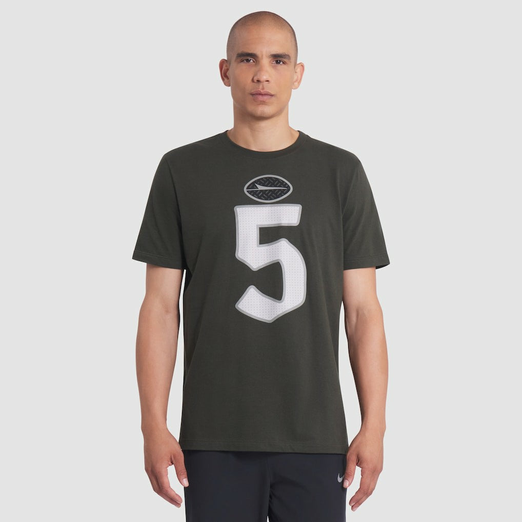Garrett Wilson  2025 Rivalries Collection Player Name & Number T-Shirt - New York Jets T-shirts
