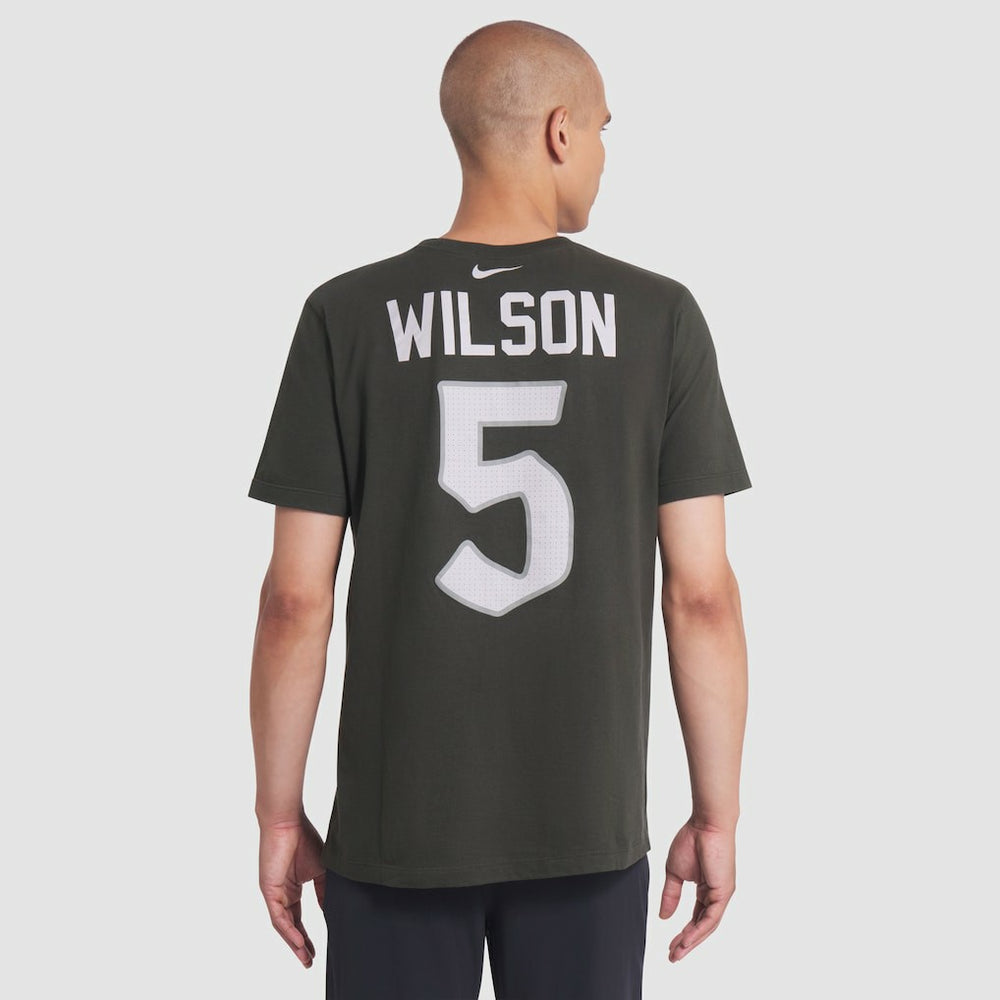 Garrett Wilson  2025 Rivalries Collection Player Name & Number T-Shirt - New York Jets T-shirts