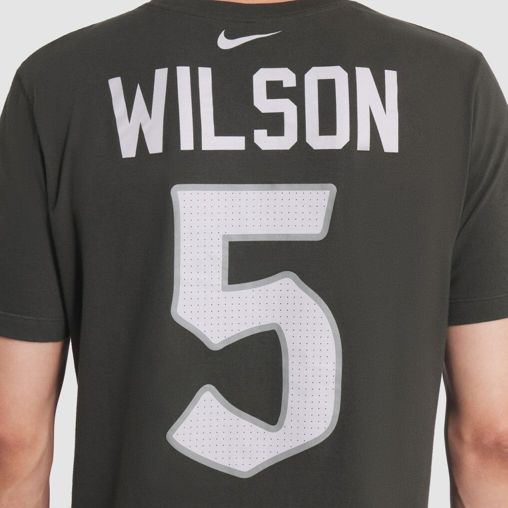 Garrett Wilson  2025 Rivalries Collection Player Name & Number T-Shirt - New York Jets T-shirts
