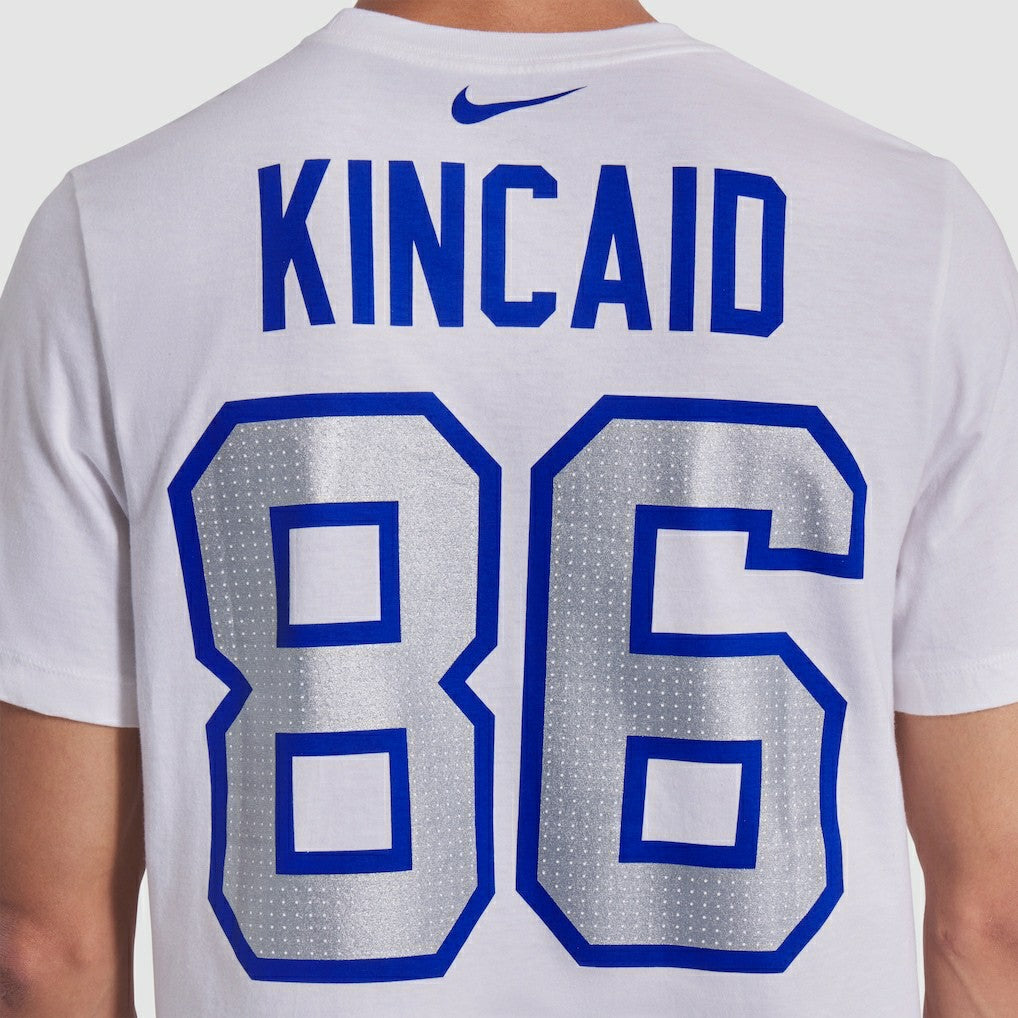 Dalton Kincaid  2025 Rivalries Collection Player Name & Number T-Shirt - Buffalo Bills T-shirts