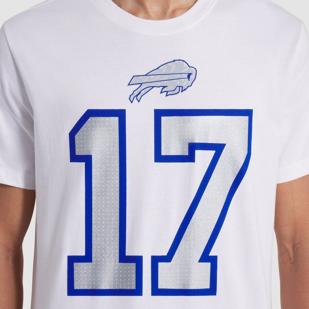 Josh Allen  2025 Rivalries Collection Player Name & Number T-Shirt - Buffalo Bills T-shirts