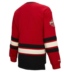 NHL New Jersey Devils Mitchell & Ness Women's Heritage Lace-Up Pullover Sweatshirt