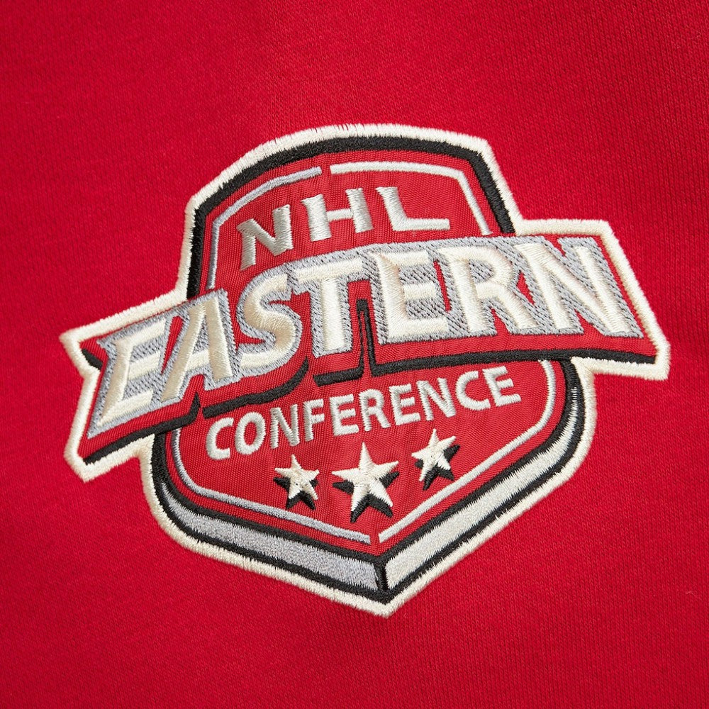 NHL New Jersey Devils Mitchell & Ness Women's Heritage Lace-Up Pullover Sweatshirt