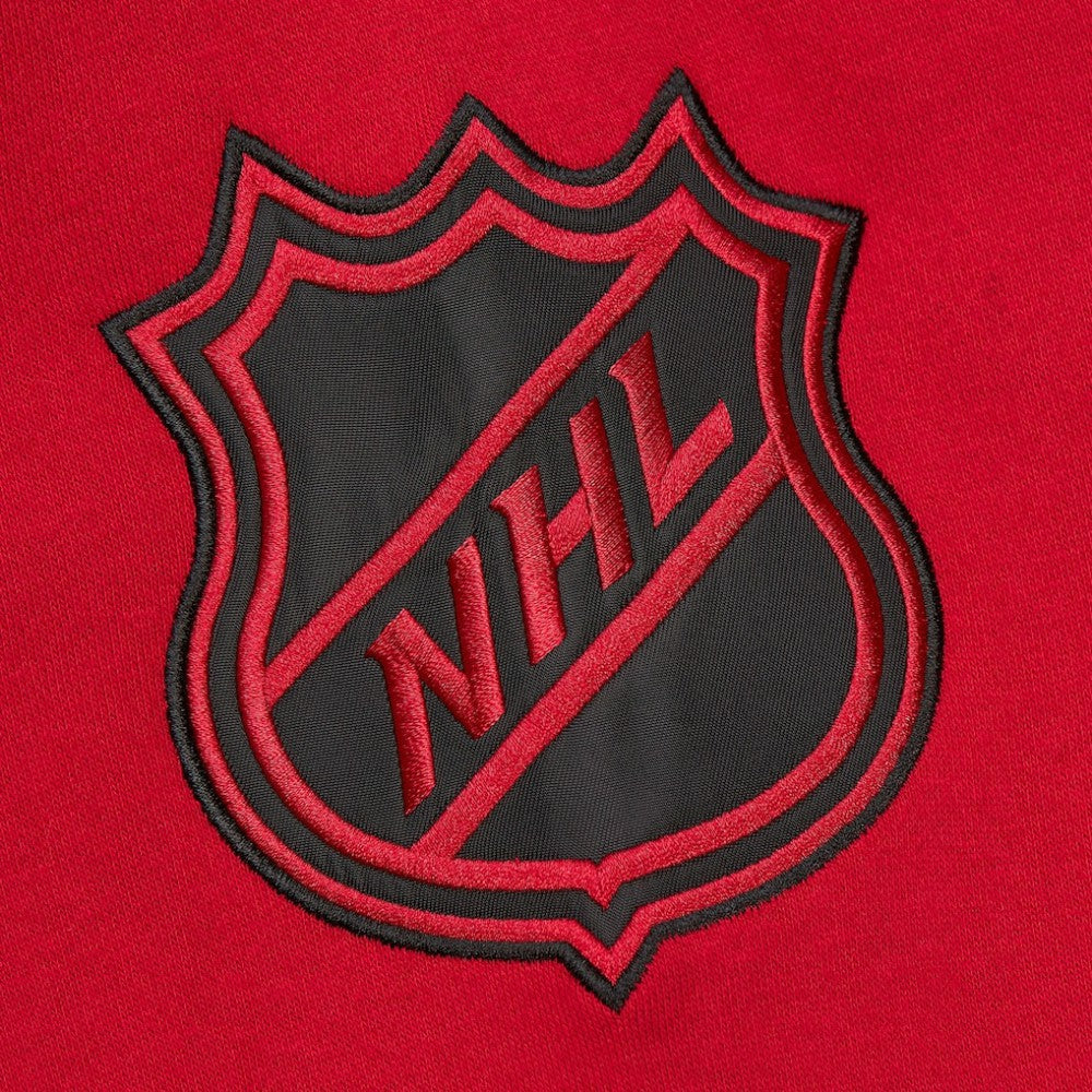 NHL New Jersey Devils Mitchell & Ness Women's Heritage Lace-Up Pullover Sweatshirt