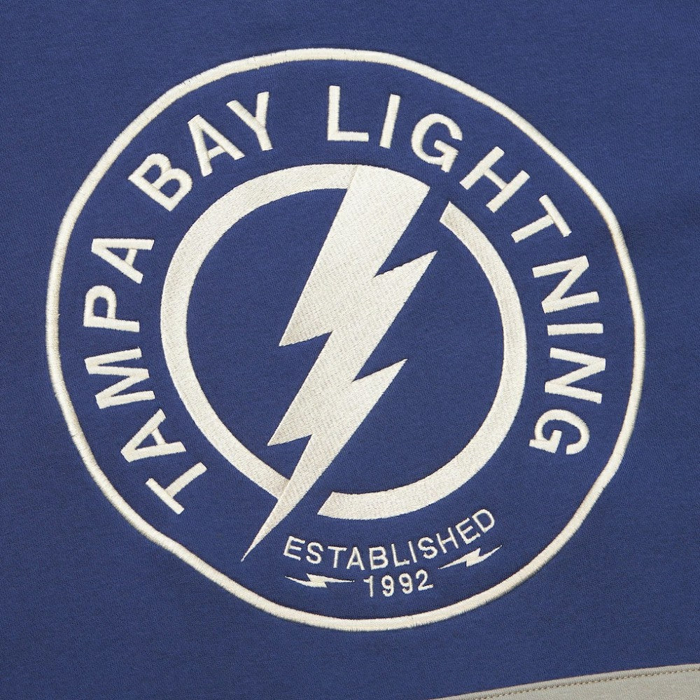 NHL Tampa Bay Lightning Mitchell & Ness Women's Heritage Lace-Up Pullover Sweatshirt
