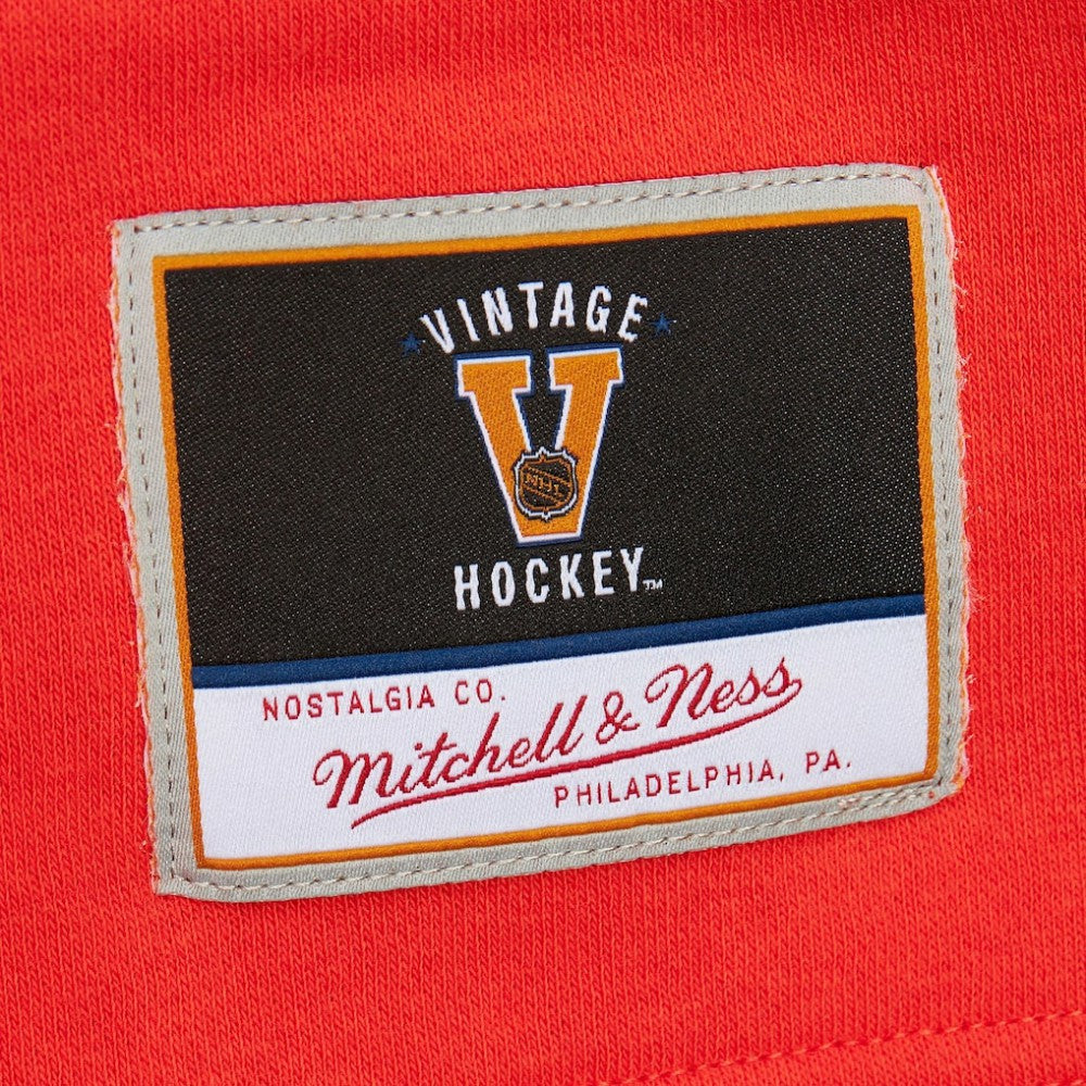NHL Philadelphia Flyers Mitchell & Ness Women's Heritage Lace-Up Pullover Sweatshirt