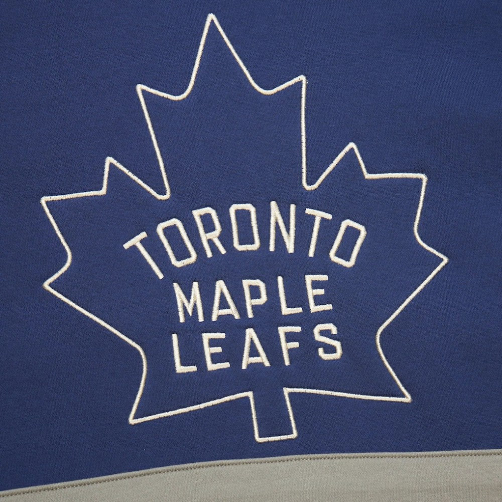 NHL Toronto Maple Leafs Mitchell & Ness Women's Heritage Lace-Up Pullover Sweatshirt