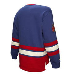 NHL New York Rangers Heritage Lace-Up Pullover Sweatshirt